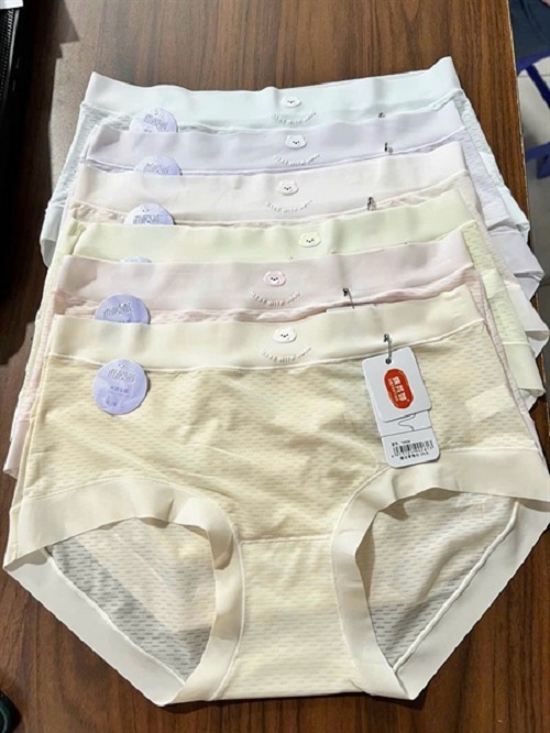 Combo 5 Quần Lót Nữ Thun Lạnh Trơn Vintage 1005 – Thoáng Khí, Mềm Mịn, Không Viền