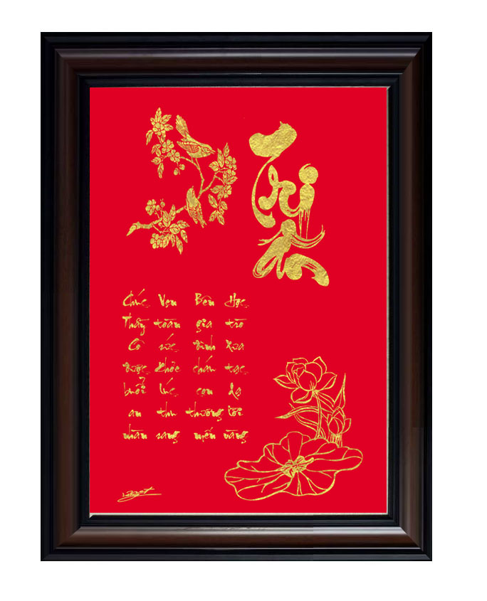 Tranh quà tặng tri ân Thầy Cô về hưu