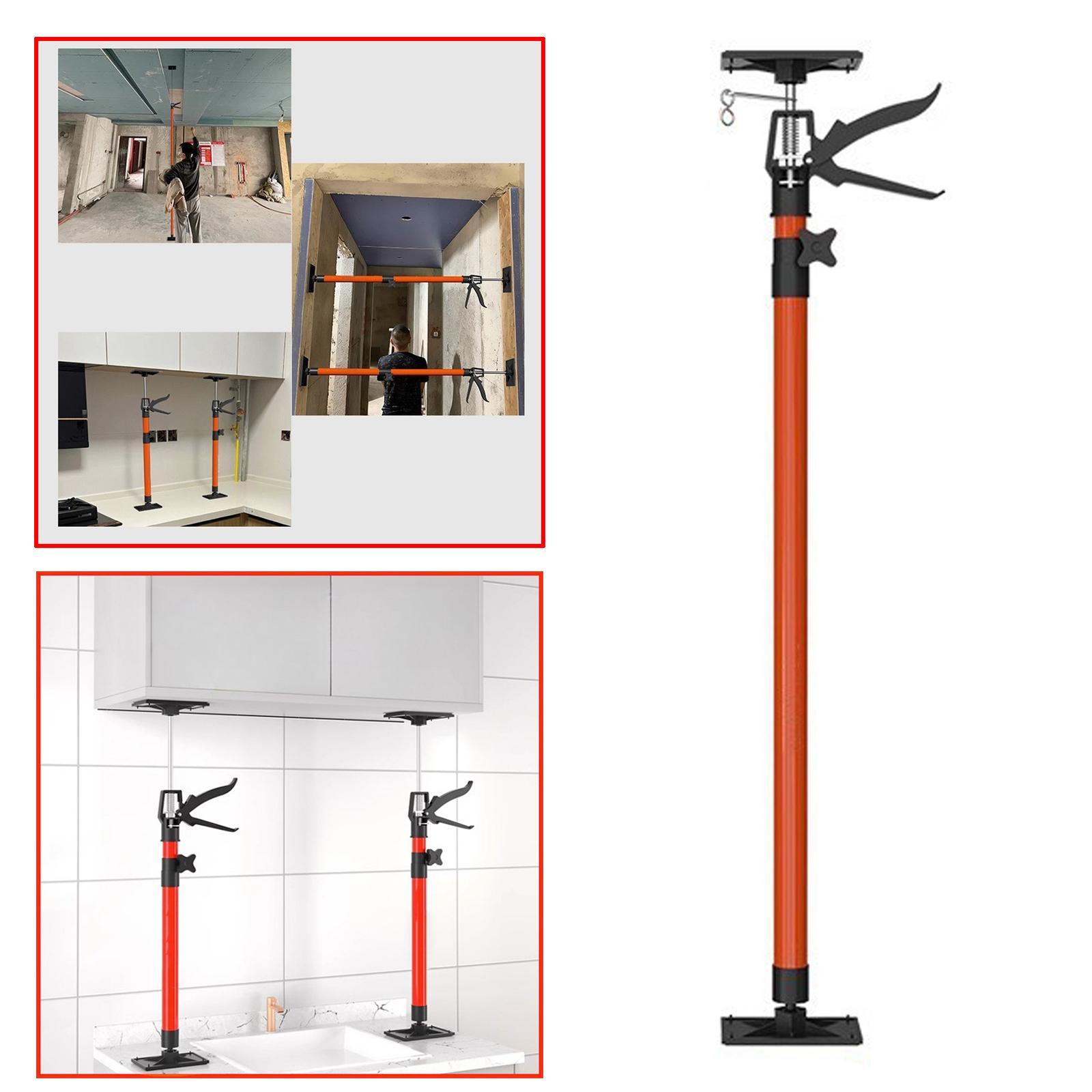 Adjustable Support Pole Jack Furniture Lifter Effort Elevator Handheld Tool for Door Panel Lifting Multifunctional Furniture Lifter Jack