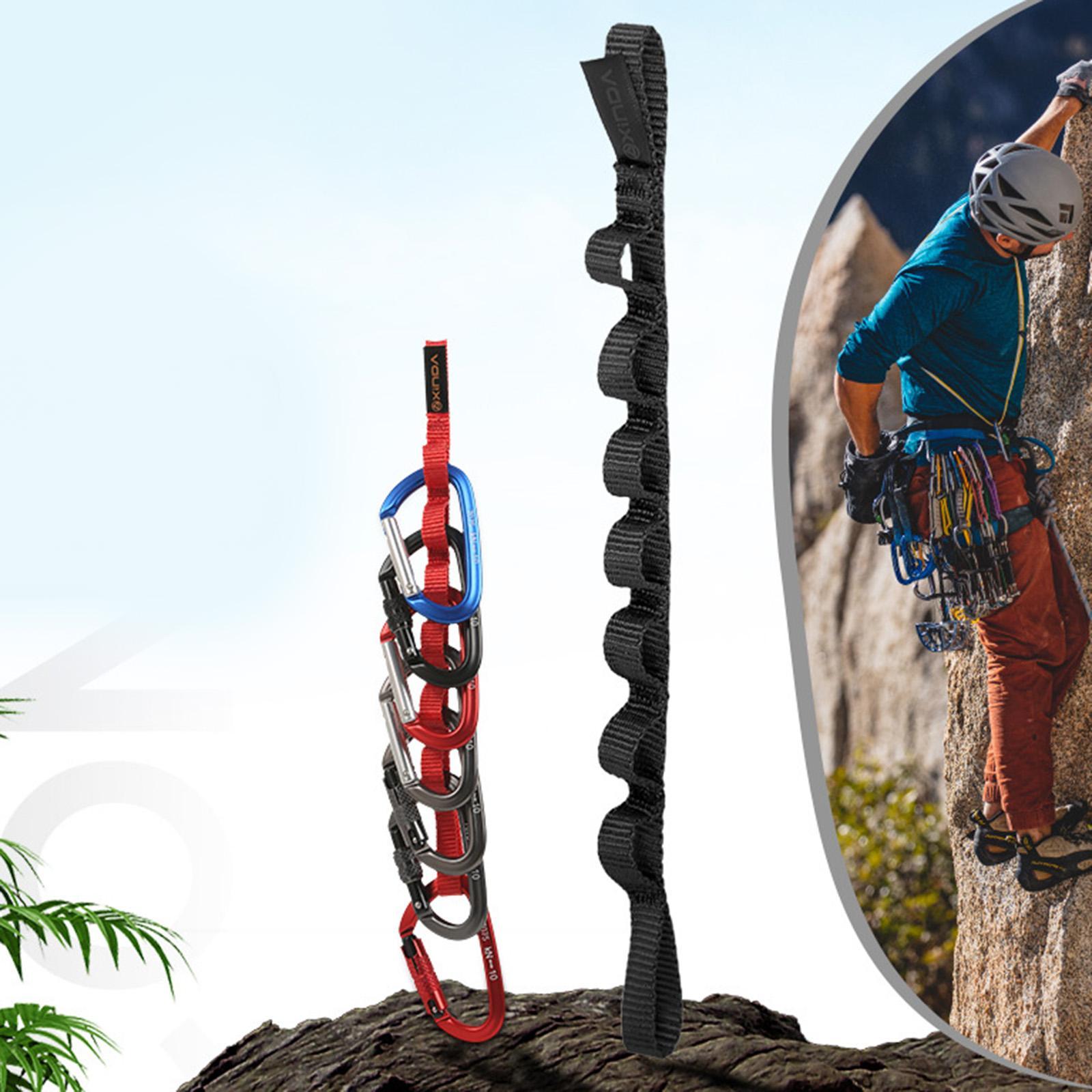 2-3pack Outdoor Climbing Daisy Chain Rope Sling Strap Rappelling Downhill Red