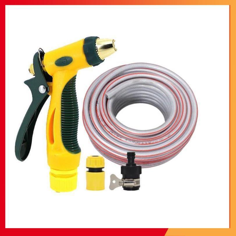 Bộ dây vòi xịt nước rửa xe,tưới cây tăng áp 3 lần 3-5m 206317