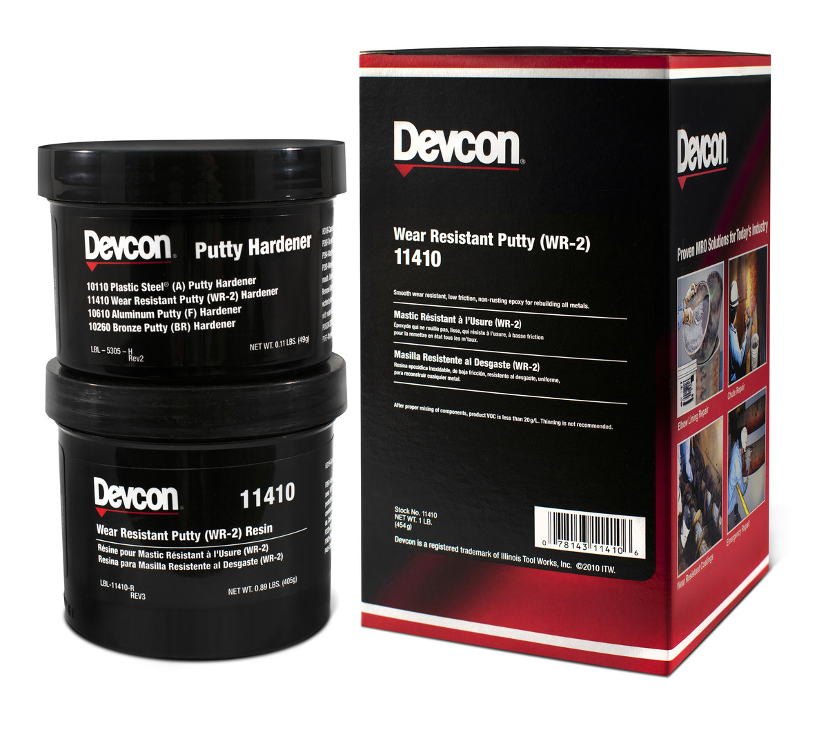 Keo Devcon 11410 Wear Resistant Putty (WR-2) 1 Lb Grey