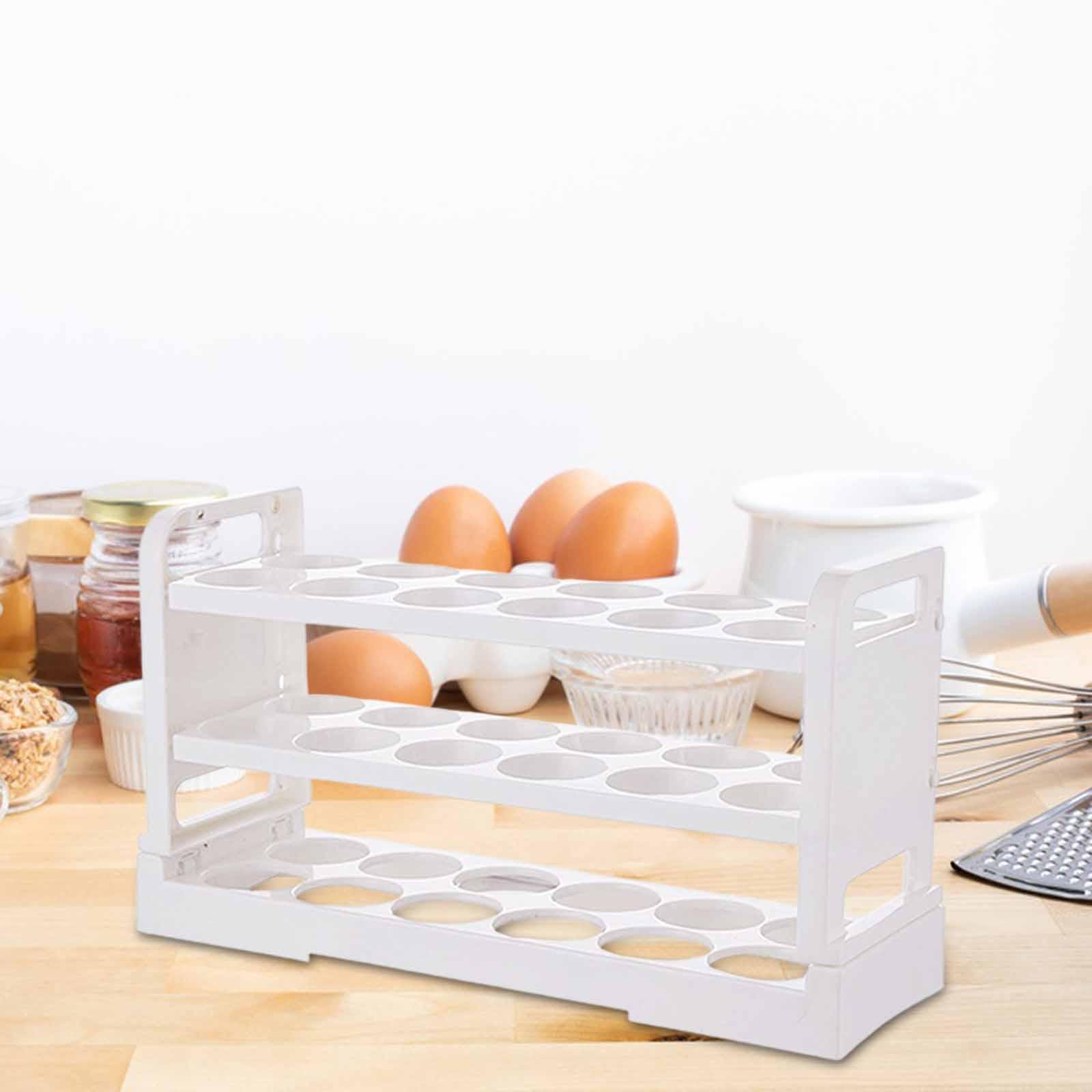 3Pcs Multi Layer Egg Storage Box Dispenser Egg Holder Egg