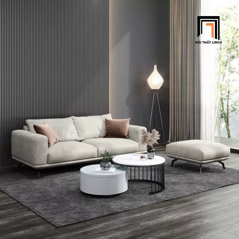 Bộ ghế sofa băng dài BT26 Shapy phòng khách sang trọng