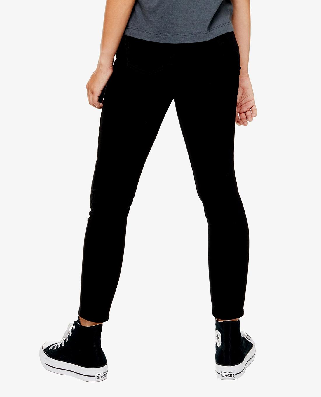 TOPSHOP - Quần jeans nữ skinny Petite Black Jamie 26A65QBLK