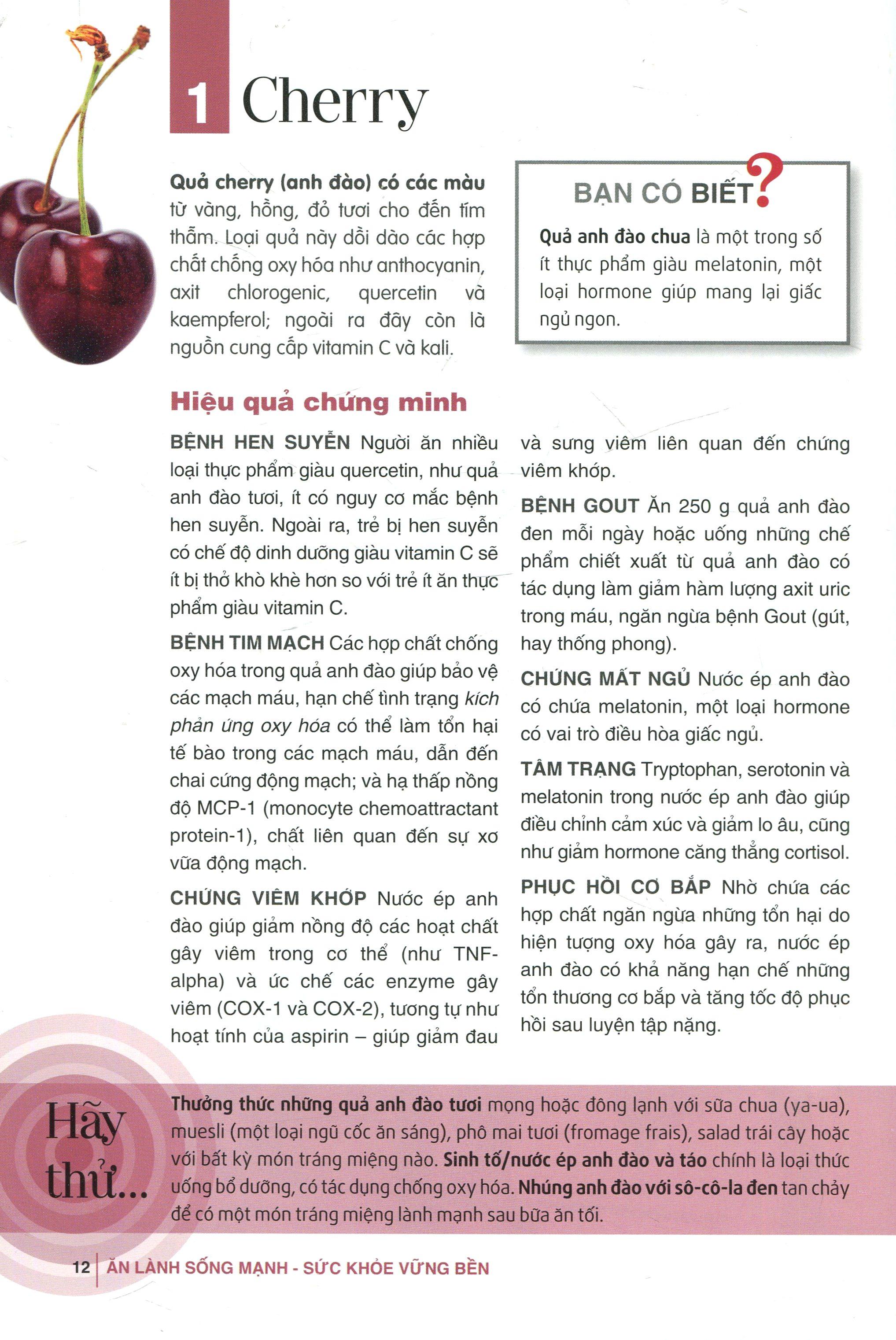 Sách Ăn Lành Sống Mạnh - Sức Khỏe Vững Bền