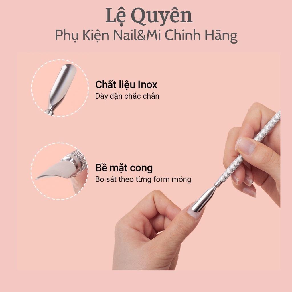 Cây Đẩy Da (Sủi Móng)_Cây Cạo Sơn Gel Lấy Khóe Móng Loại Inox 304 Chuyên Dụng