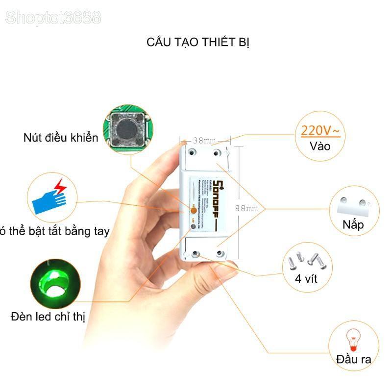 Công tắc điều khiển từ xa bằng Smartphone kết nối wifi/3G, điều khiển mọi thứ bằng smartphone