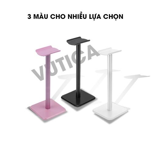 Giá treo đỡ tai nghe đế vuông chống trượt GTN02 đầu tpu chống xước tháo lắp dễ dàng chắc chắn chiều cao 235mm full size