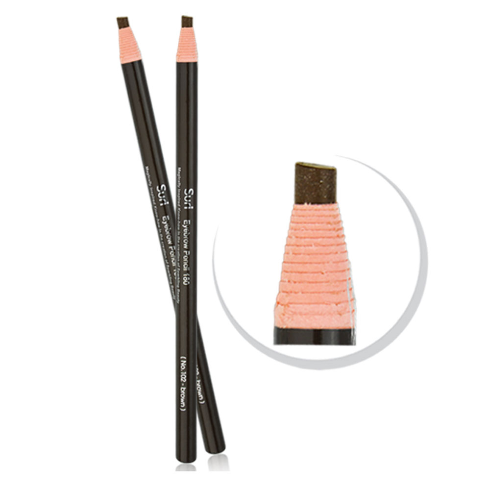 Chì Kẻ Mày Xéo Suri Eyebrow Pencil E424- #102 - Nâu