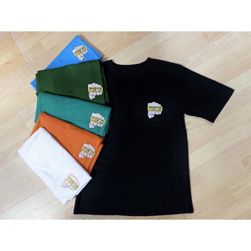 Áo thun Unisex form rộng tay lỡ nhiều màu A01