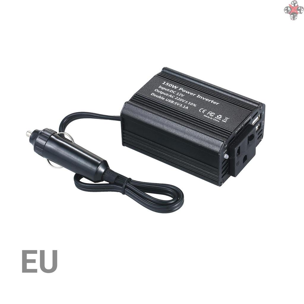 Bộ Chuyển Đổi Nguồn Điện 150w Từ Dc 12v Sang Ac 220v Kèm 1 Cổng Sạc Usb