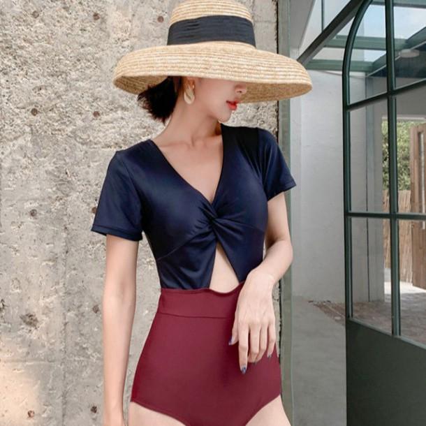 Bikini đi biển cao cấp khoe eo một mảnh Design