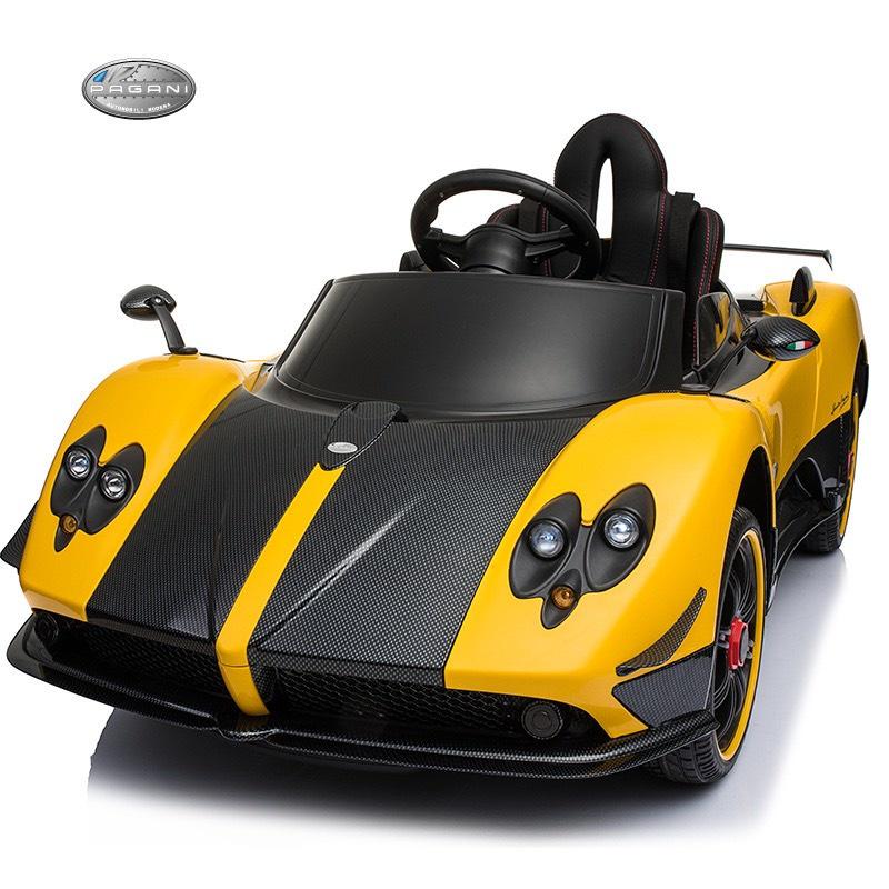 Ô tô xe điện siêu thể thao FERRALI SX1788 cho bé ghế da bánh cao su sơn tĩnh điện ( Đỏ-Trắng-Vàng)