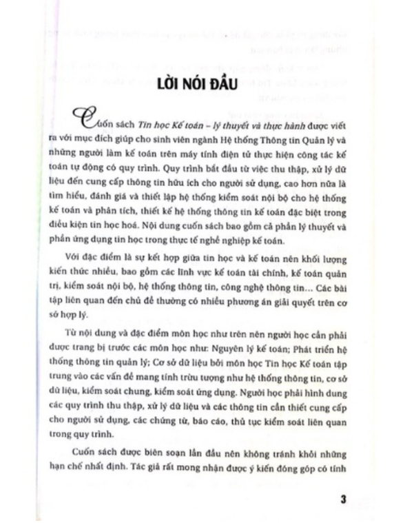 Sách - Tin Học Kế Toán - Lý Thuyết Và Thực Hành