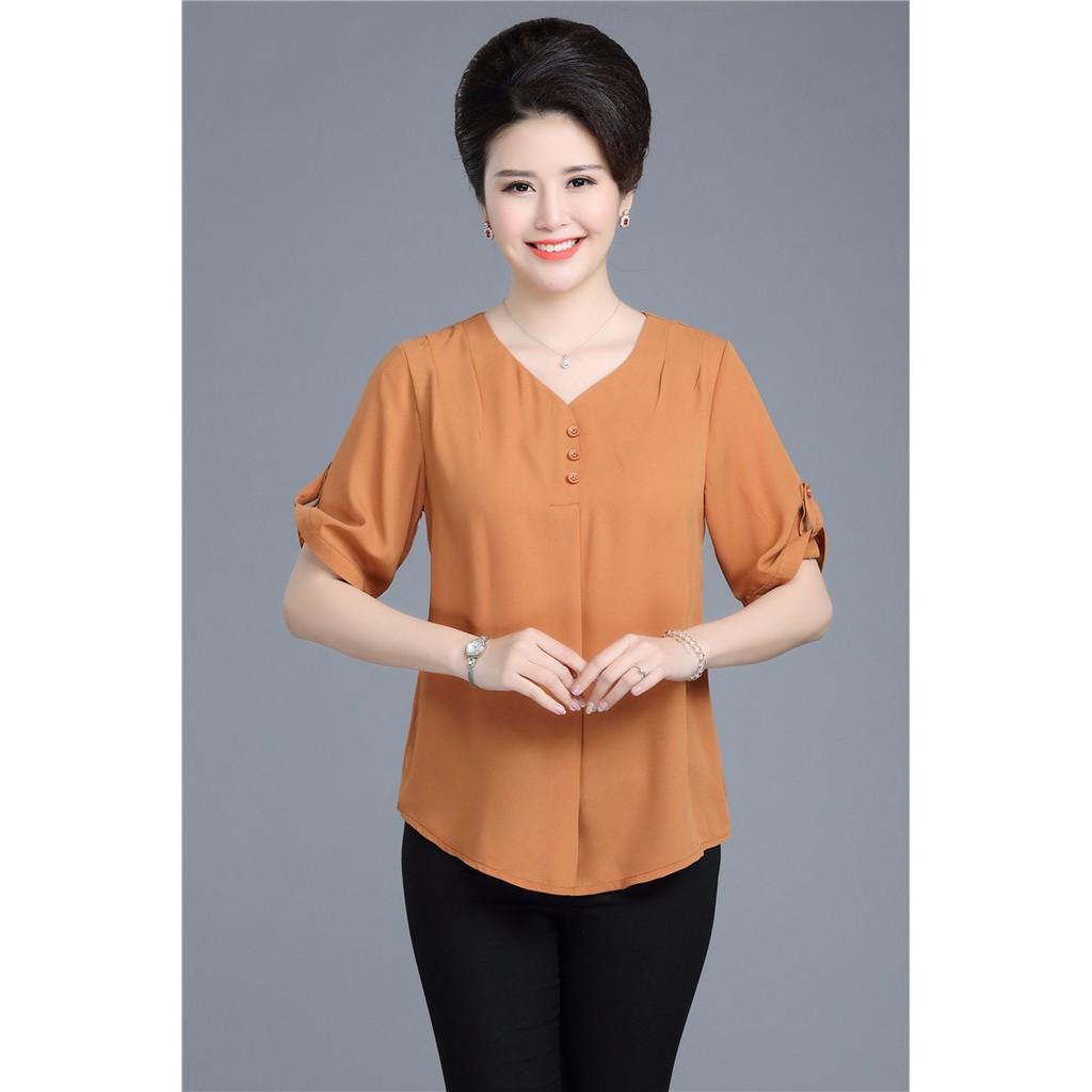 TK196N-ÁO VOAN TAY LỠ QUÝ CÔ S-6XL