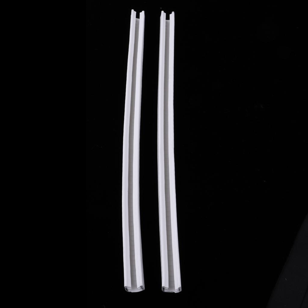 2Pcs Skateboard Longboard Nose Guard Tail Guard Edge Protection Rubber Strip