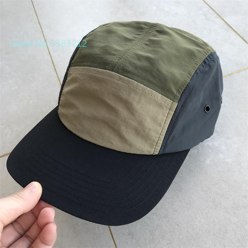 Khối Màu 5 Bảng Nắp Nhẹ Nón Lưỡi Trai Snapback Nam Nữ Trucker Bố Nón Hip Hop Khoác Ngoài Trời Golf Thể Thao áo Chống Nắng