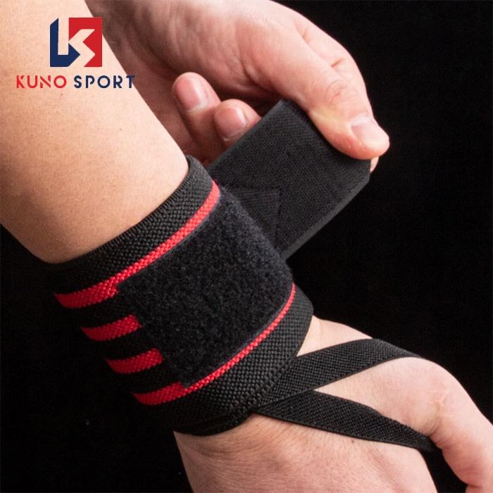 Băng quấn cổ tay KUNOSPORT bảo vệ trật khớp tay thể thao, băng quấn cổ tay xỏ ngón - KN16