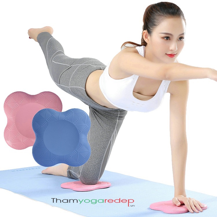 Sét 2 Đệm Kê Bảo Vệ Đầu Gối , Đầu , Khủy Tay Tập Gym Yoga Pilates Thể Dục - YOGA KNEE PAD