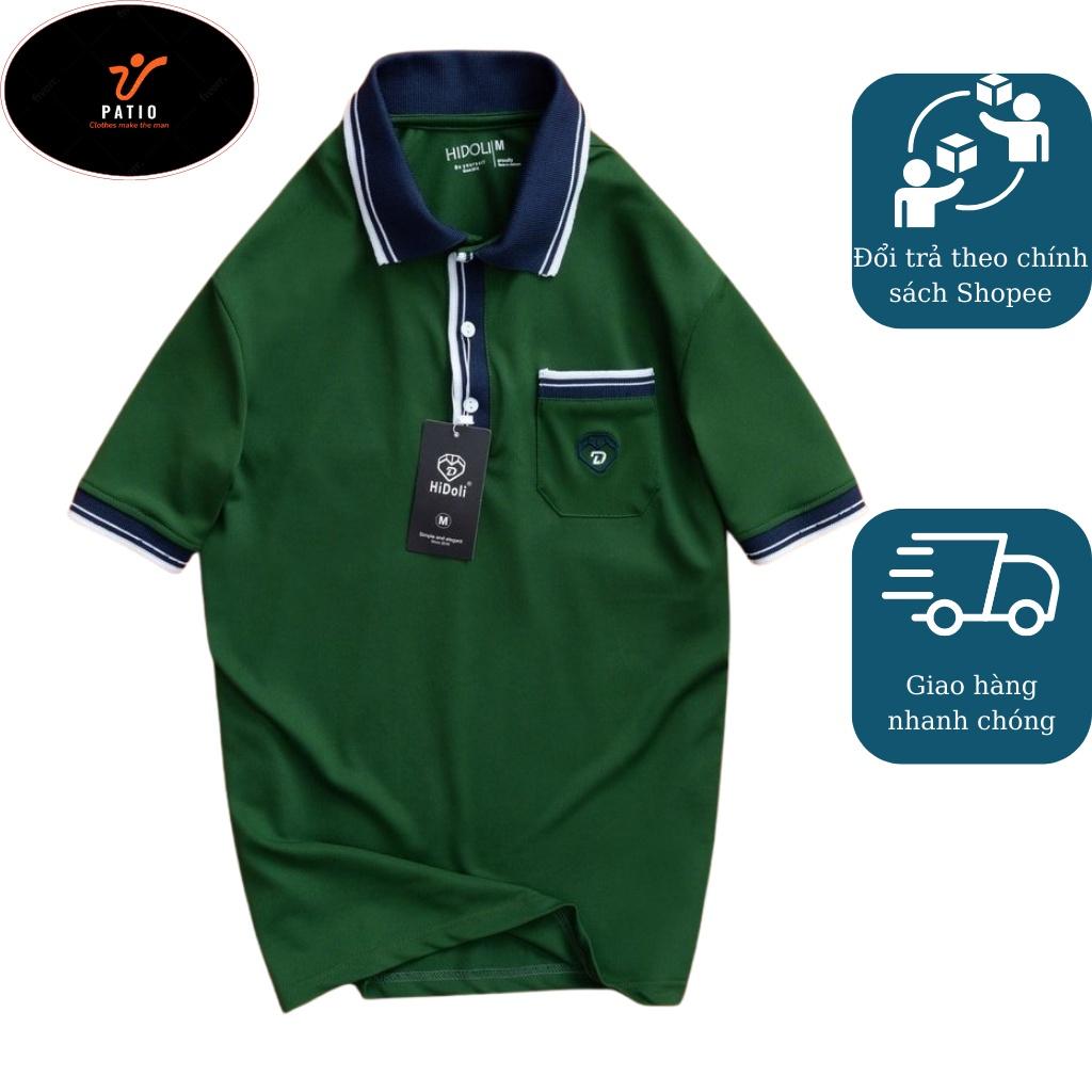 Áo polo Nam cổ bẻ thêu teddy JBAGGY, Polo nam vải cá sấu cotton phong cách thời trang Hàn Quốc