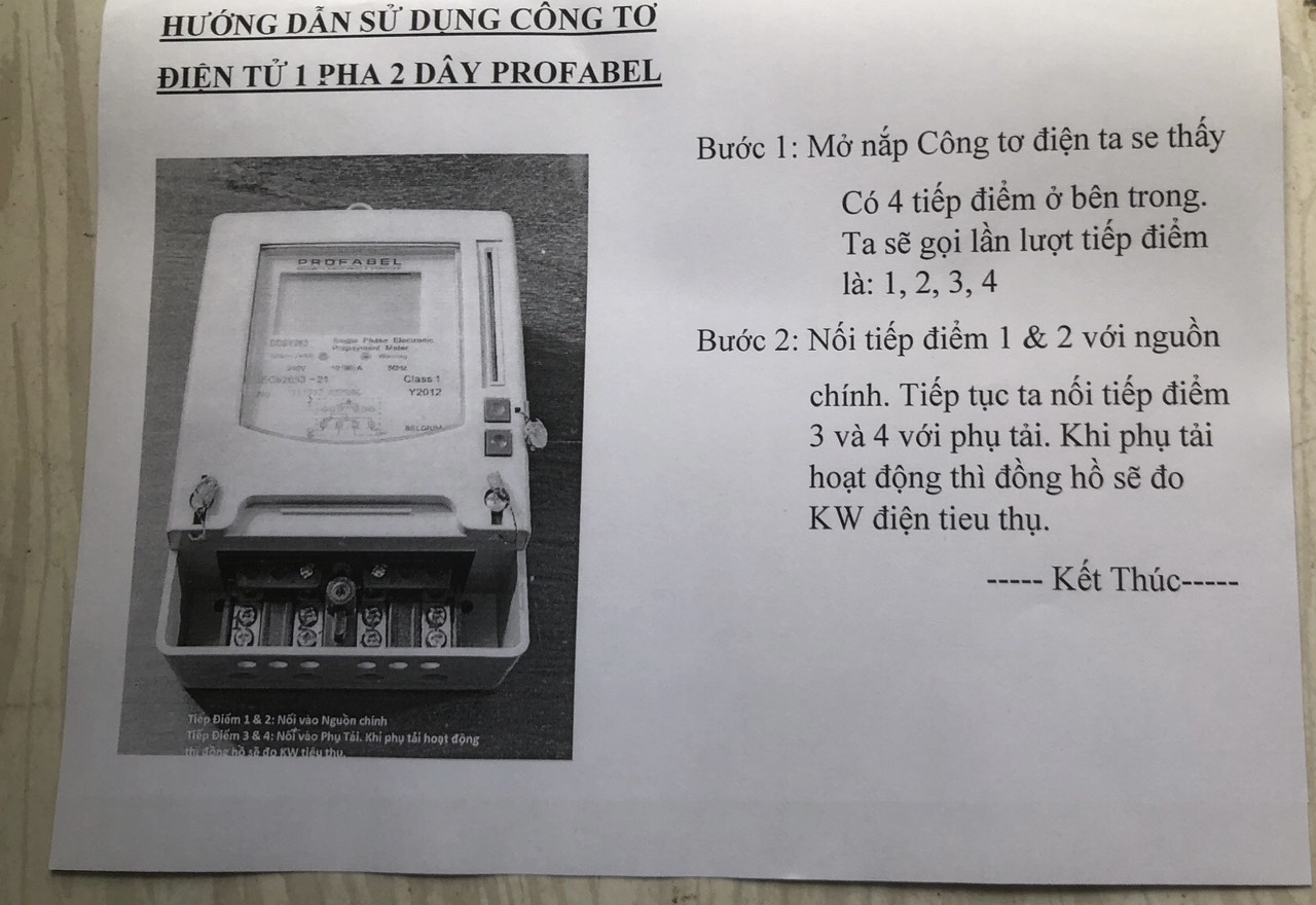 Đồng hồ điện 1 pha, 2 dây kiểu điển tử hàng Châu Âu