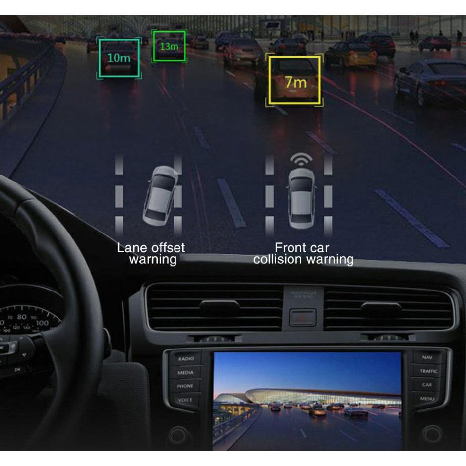 Camera hành trình trước sau ô tô, hỗ trợ ADAS và Android Dual Dash - Home and Garden