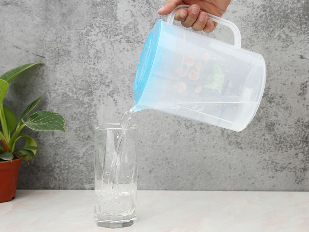 Ca Tulip Nhựa DUY TÂN 2L - Ca nhựa trong suốt, có vạch chia