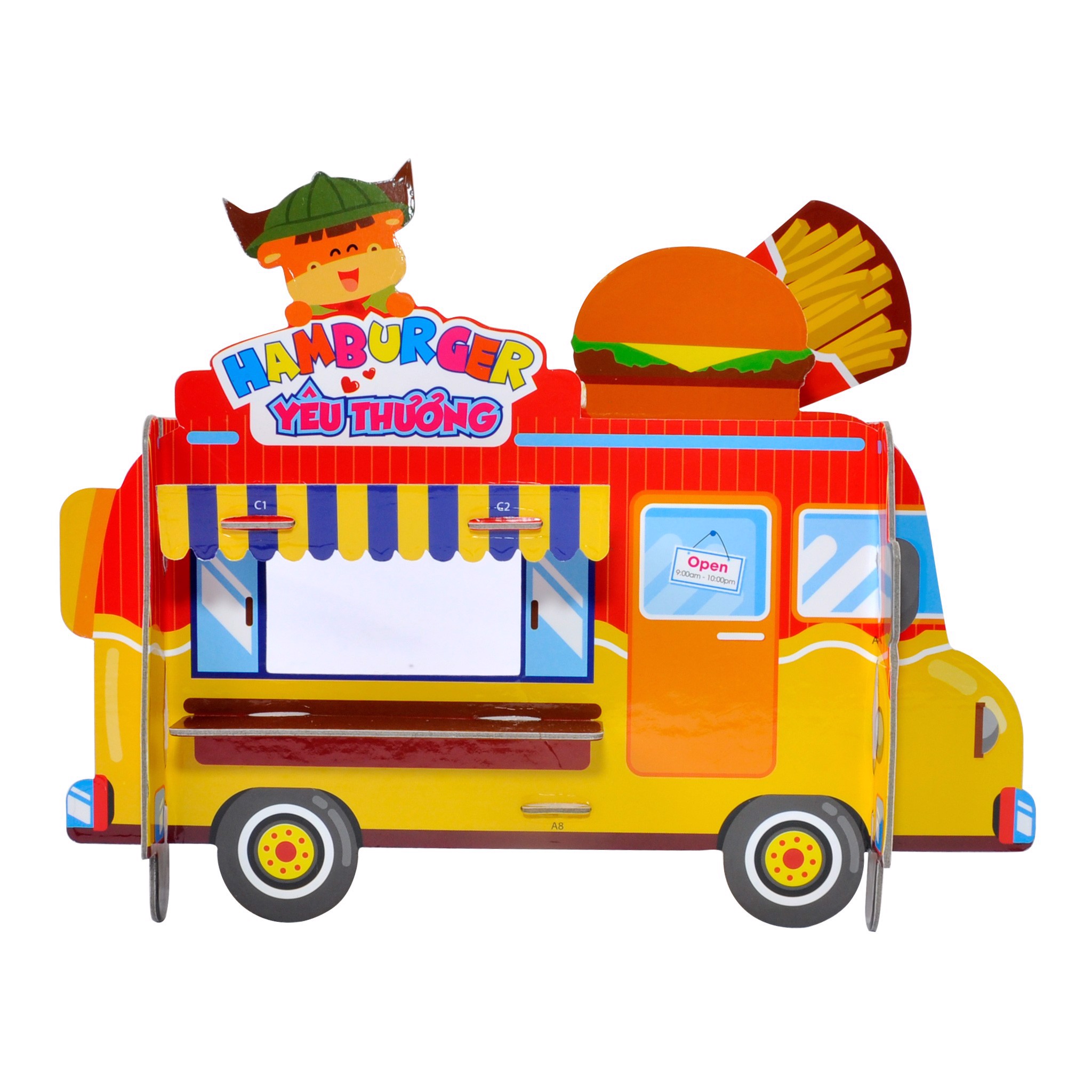 Happy Kibu - Qùa tặng hạnh phúc cho con - Chủ Cửa Hàng Hamburger