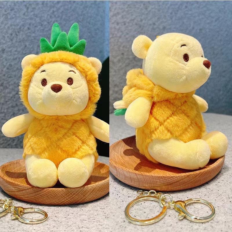 Gấu Bông Pooh Dứa Hoạt Hình Kích Thước 22cm - Pooh Nhồi Bông