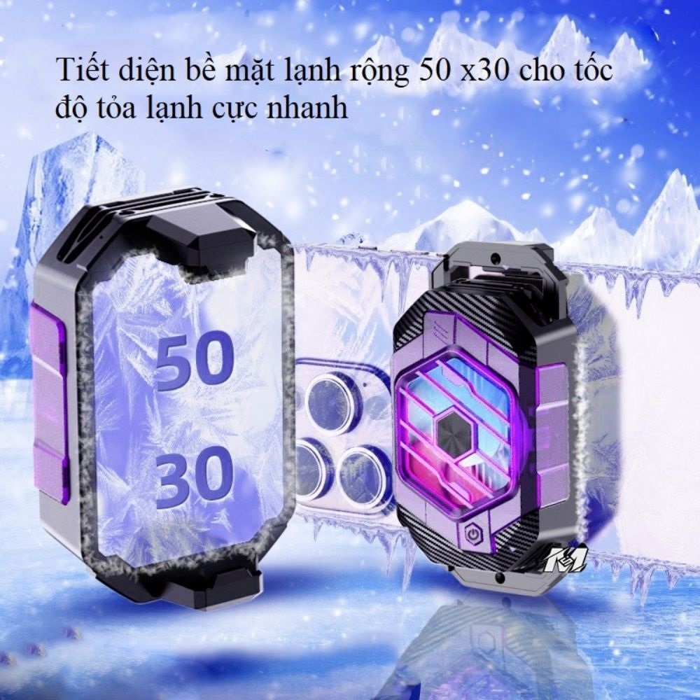 Quạt tản nhiệt điện thoại sò lạnh Sothing X65A, công suất 24w, làm lạnh siêu nhanh- Hàng chính hãng
