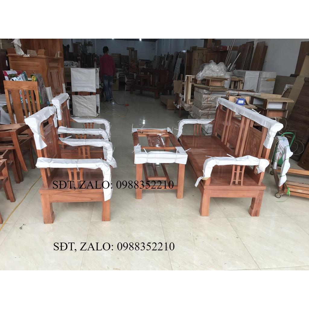 Bộ bàn ghế gỗ xoan phòng khách