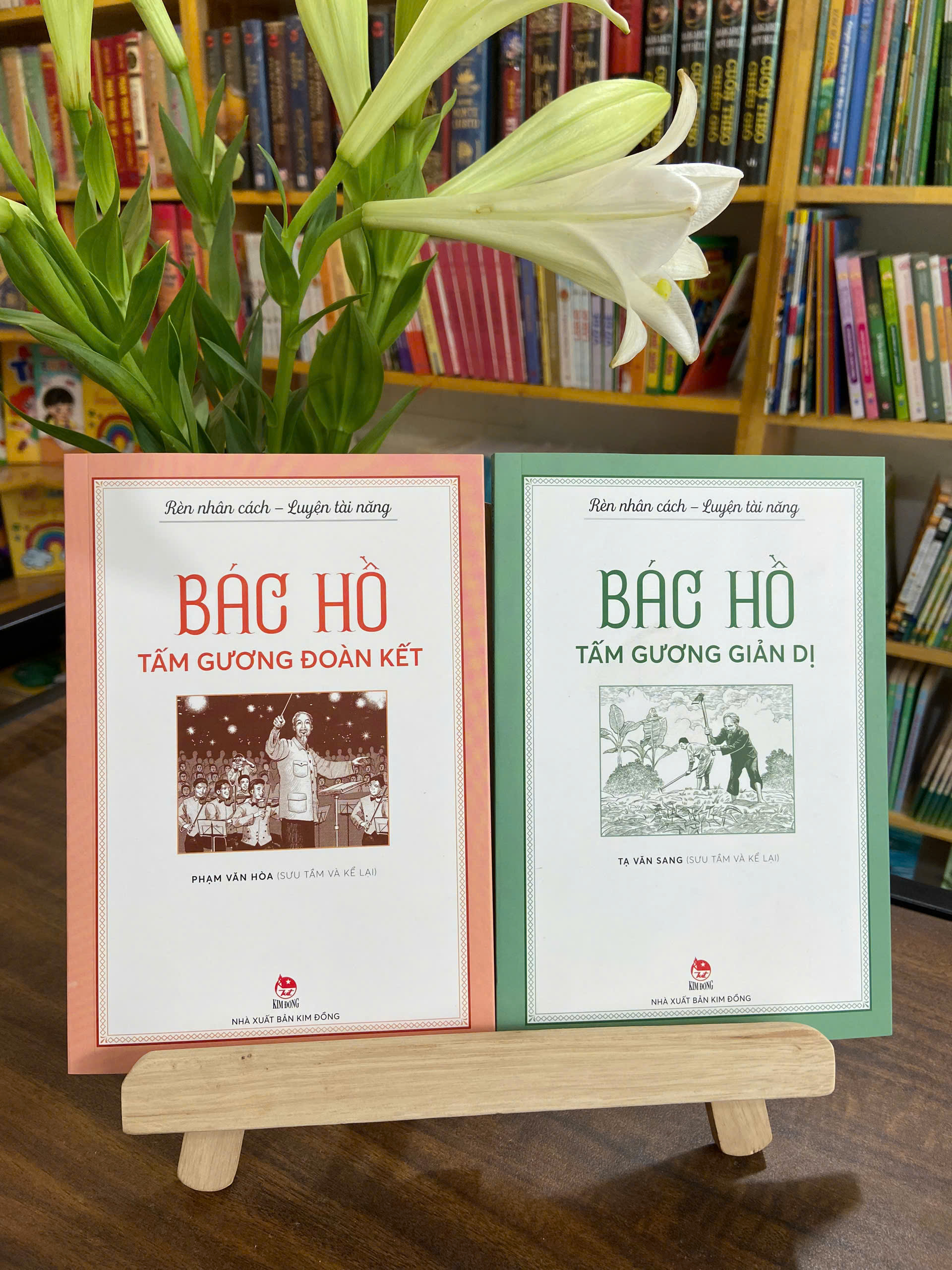 Bộ 5 cuốn sách Bác Hồ: Rèn nhân cách - Luyện tài năng
