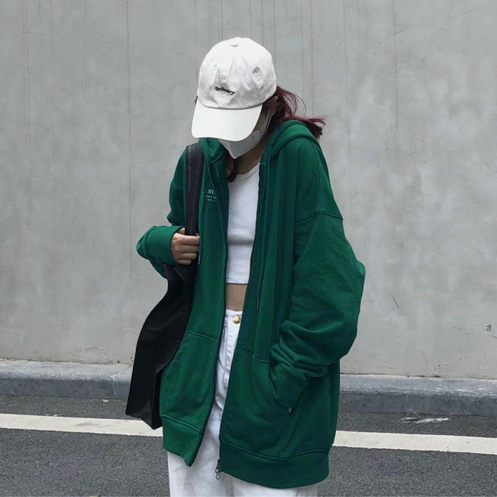 Áo Khoá hoodie zip Nỉ bông dây kéo SYSTEM form rộng Unisex Nam Nữ Vuasivuare