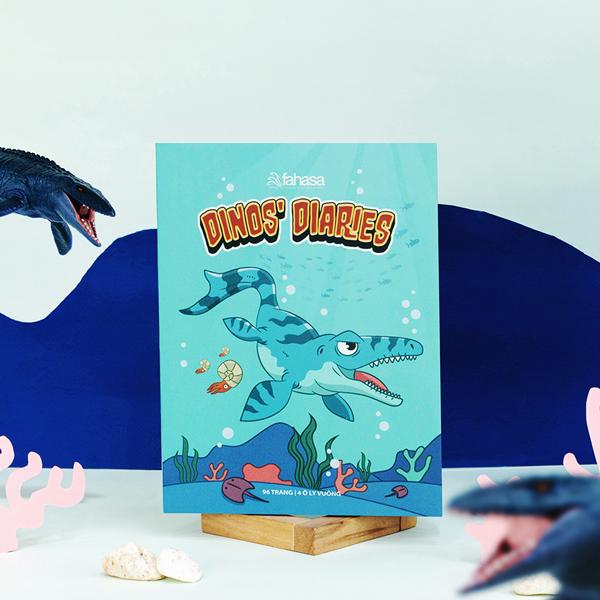 Tập Học Sinh Dinos' Diaries - 4 Ô Ly Vuông - 96 Trang 100gsm - The Sun - Mosa