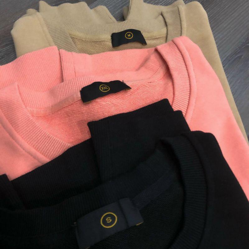 Áo sweater trơn dày xịn mềm mịn, siêu đỉnh nam nữ unisex áo đôi ulzzang - ẢNH THẬT