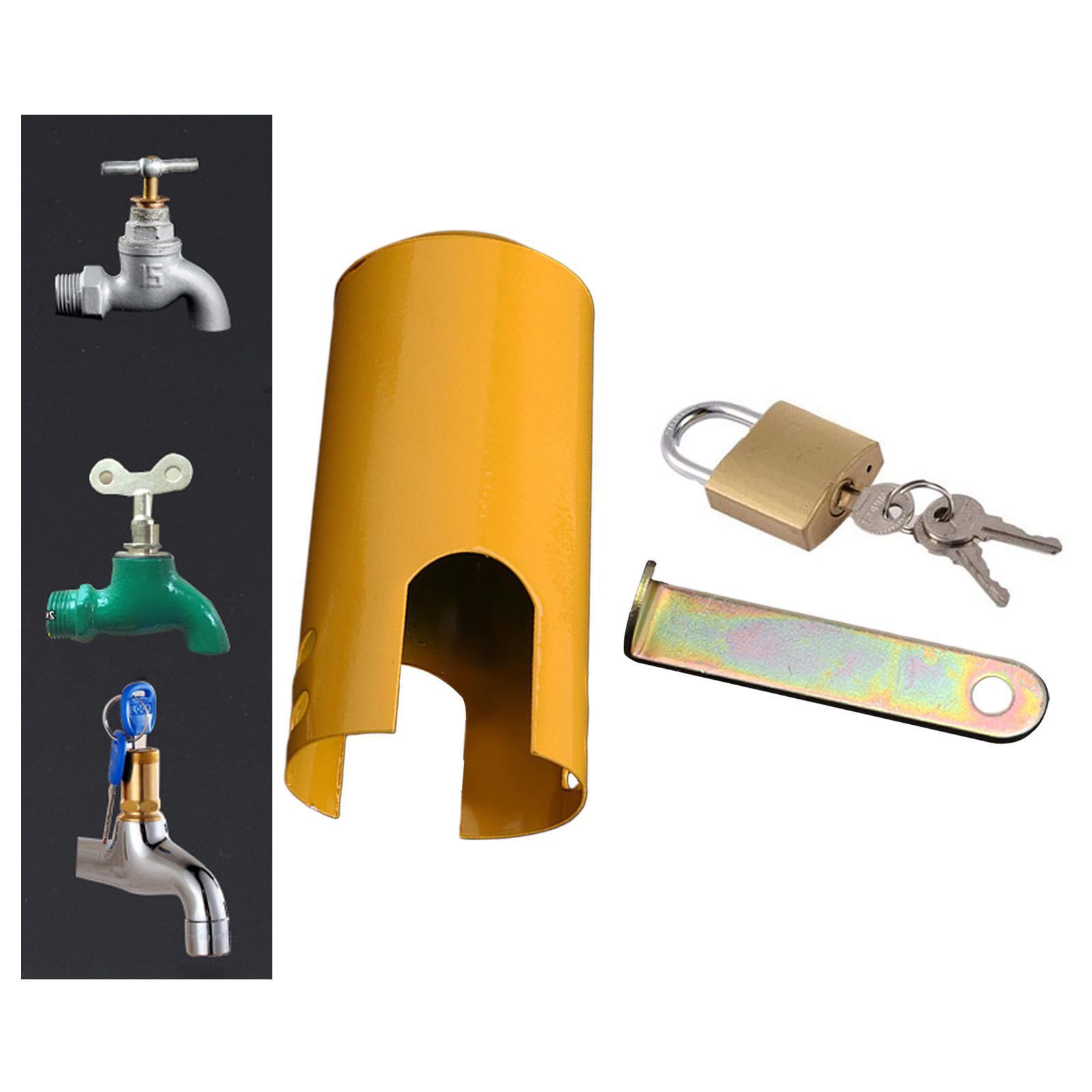 Outdoor Faucet Lock Cover Anti Theft Tap Padlock for Park