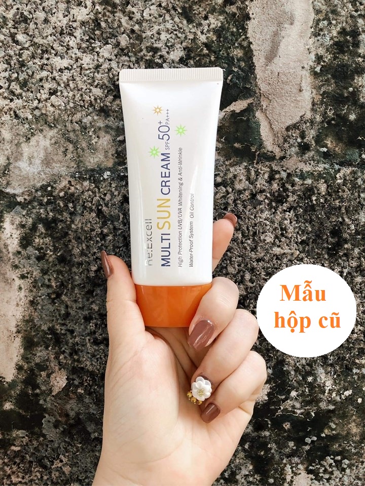 Combo 7 hộp Kem Chống Nắng Re:Excell Multi Sun Cream SPF 50+/ PA+++ sản phẩm nhập khẩu chính ngạch Hàn Quốc