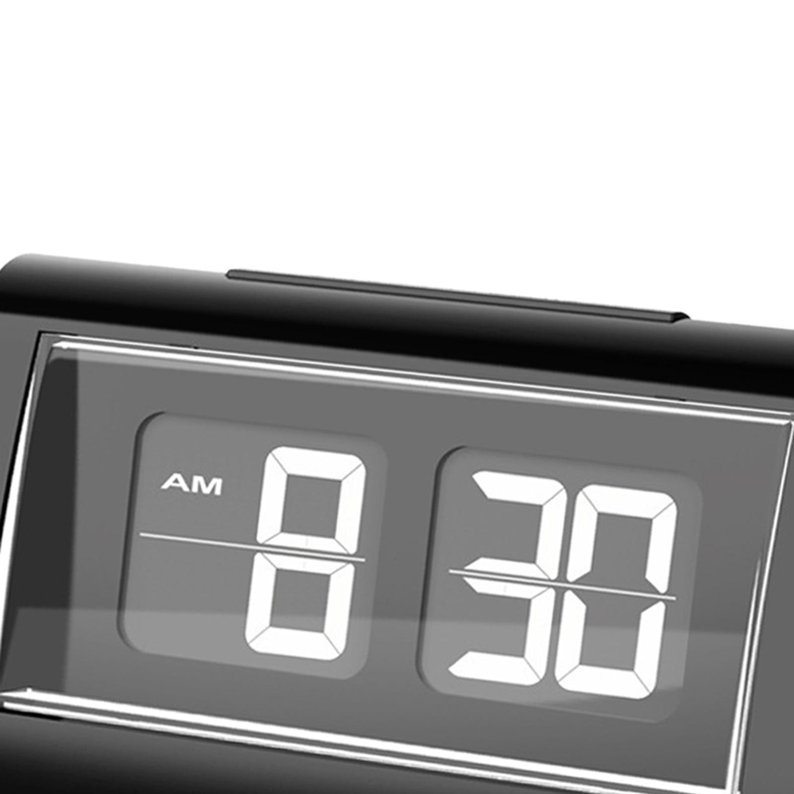 Digital Alarm Clock Snooze Clock Large Number Decor Table Clock Clock for Works Hotel Dorm Bedside Dining Table