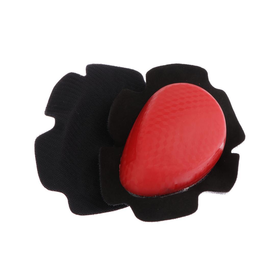 Motorcycle Protective Gears kneepads Knee Pads Slider Protector Cover Red