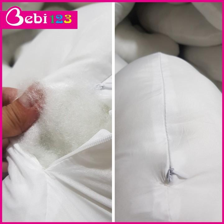 Gối chống trào ngược, tập ngồi vải cotton thoáng mát size to cho bé nằm thoải mái