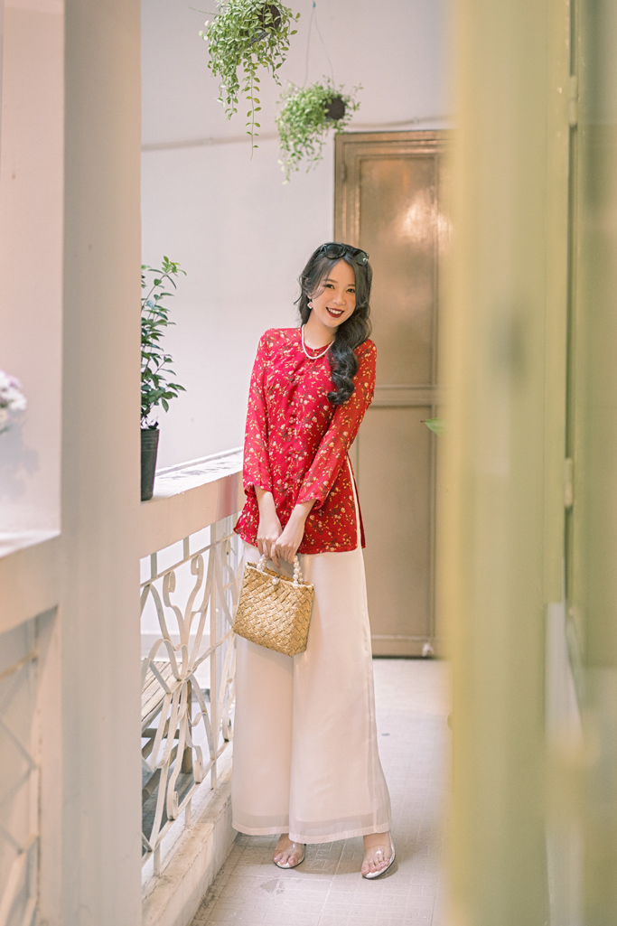 Sumire Store Áo bà ba Cách tân Út Ráng - 07 màu