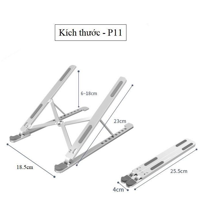 Giá đỡ dành cho LAPTOP, MACBOOK, IPAD bằng nhôm có thể điều chỉnh được độ cao