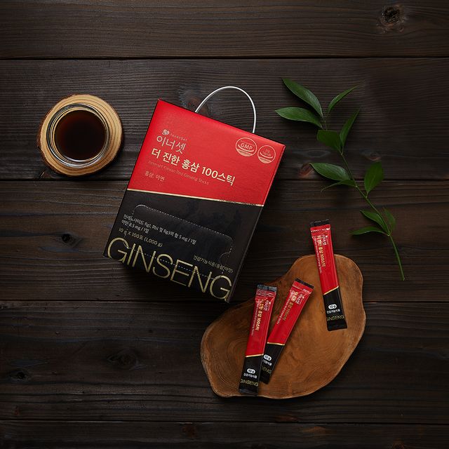 Nước tinh chất hồng sâm 6 năm tuổi Hàn Quốc Innerset - Innerset Korean Red Ginseng Sticks 10g x 100 gói