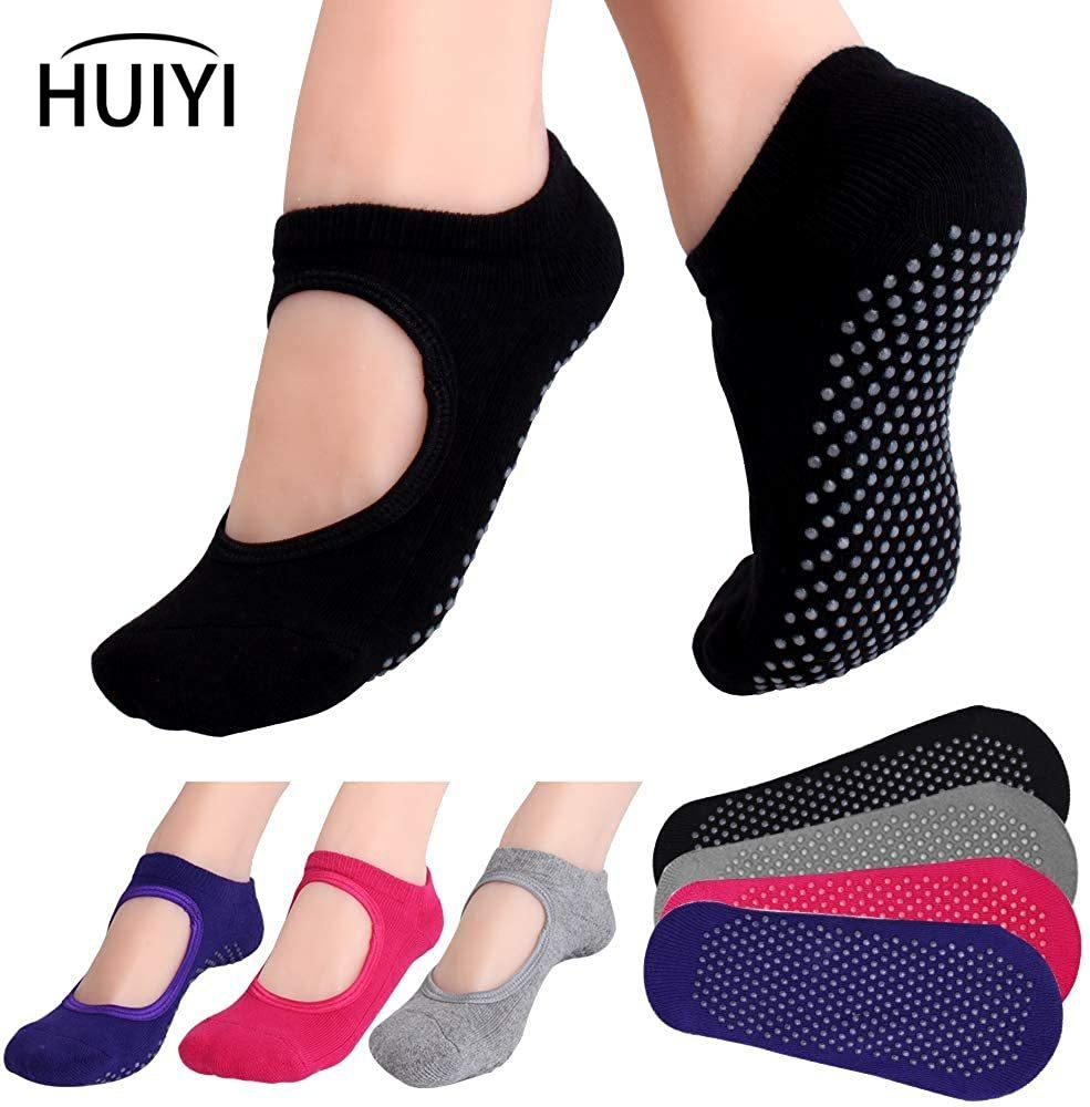 Vớ Yoga cho phụ nữ không trượt vớ cho Pilates Barre múa ba lê khiêu vũ Color: Light pink Size: EUR 35-40 US 4.5-8.5