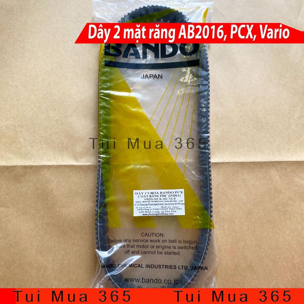 Dây curoa Bando 2 mặt răng FDC Honda Air Blade 125cc 2016, PCX 2018, Vario 2016 ( Ấn Độ )