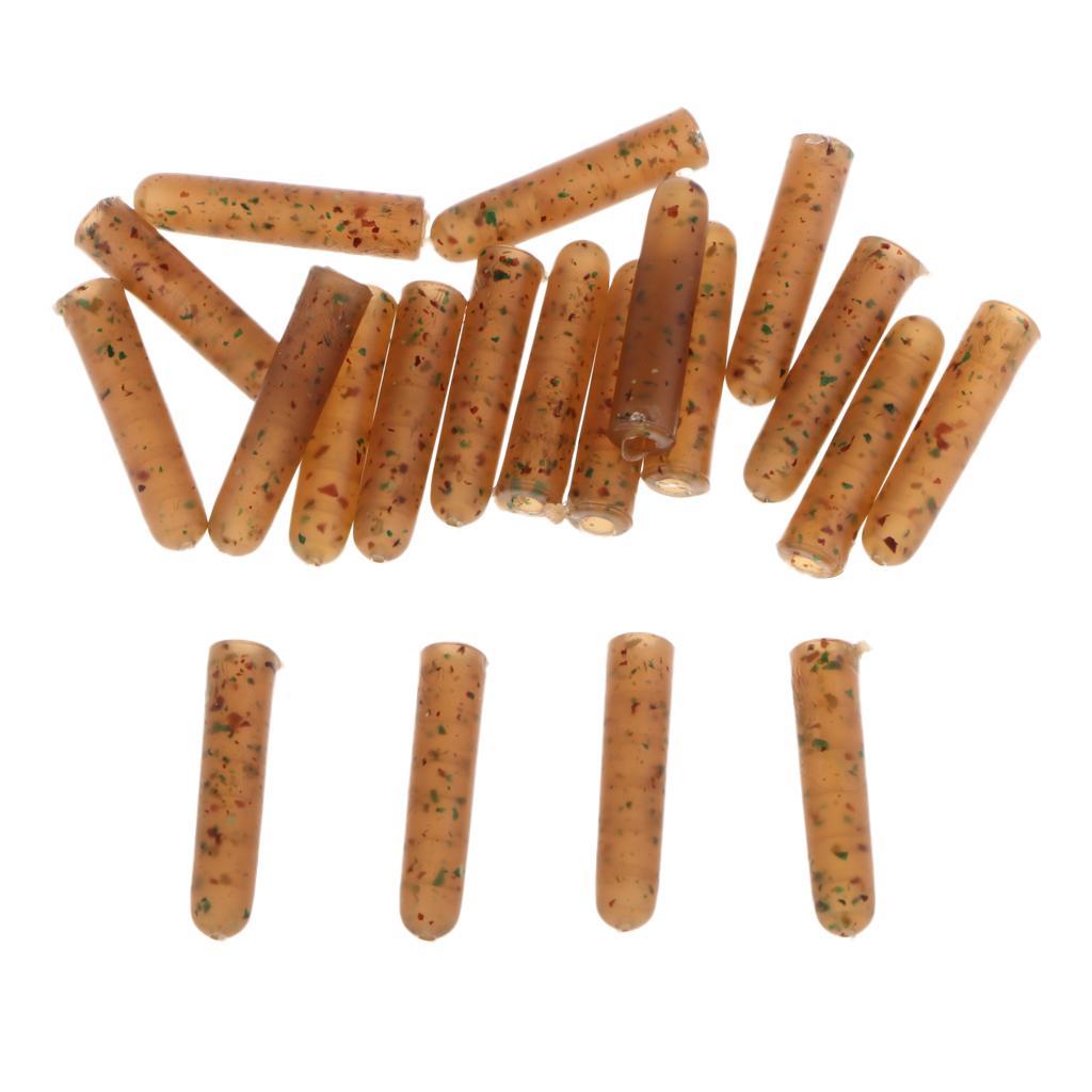20Pcs/pack Durable Helicopter Rig Sleeves Carp Fishing Terminal Tackle 25mm