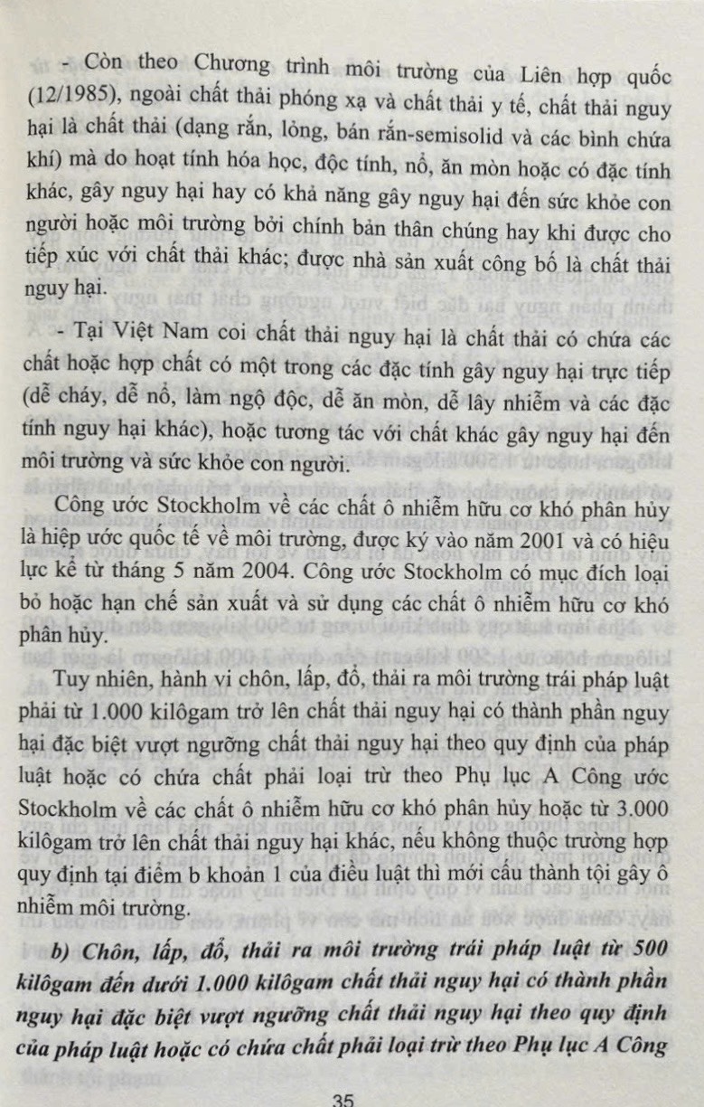 Bình luận Bộ luật hình sự năm 2015- Phần thứ hai Các tội phạm (Chương XIX- Các tội phạm về môi trường)