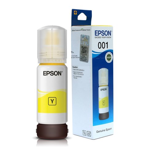 Mực in Epson 001 (C13T03Y400) Yellow Ink Bottle - Dùng cho Epson L4150, L4160/ L6160/ L6170/ L6190/ L6191 - Hàng chính Hãng