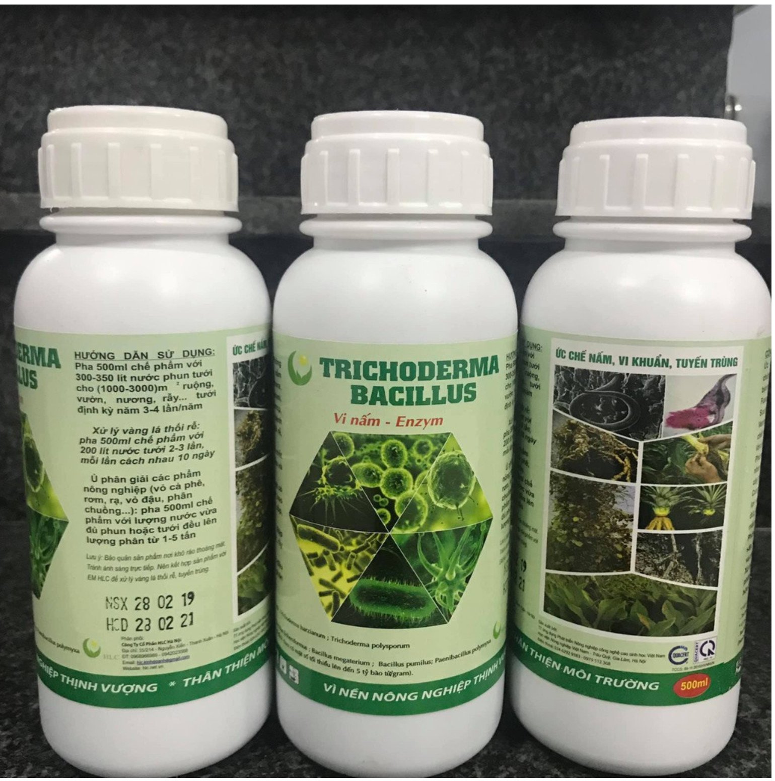 Chế phẩm sinh học TRICHODERMA BACILLUS tiêu diệt các loại nấm hại 500ml-76112